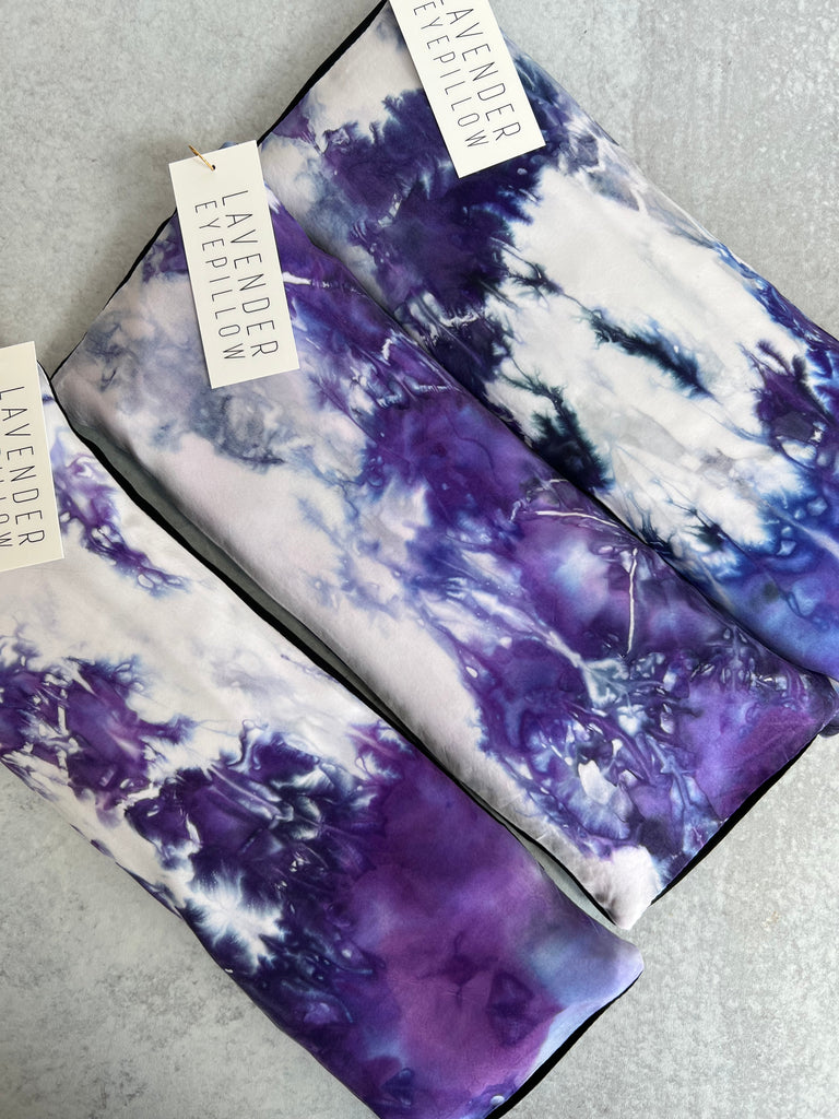 Handmade Lavender Eye Pillow in Purple Haze Light