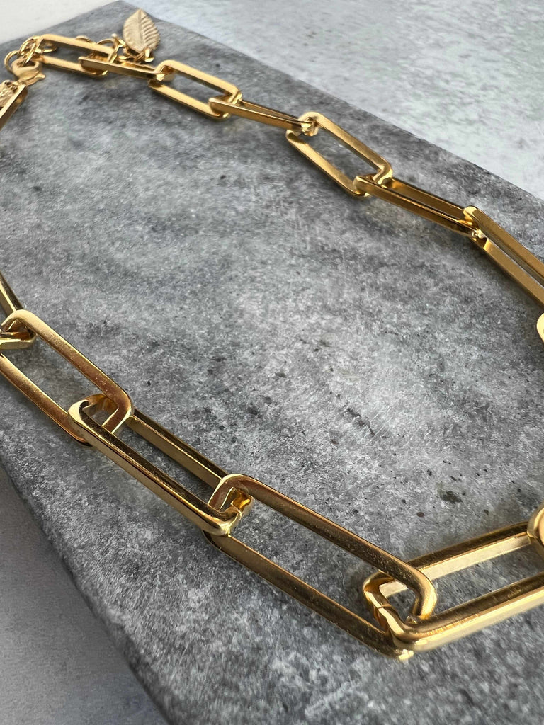 14k Real Yellow Gold Paperclip Chain Necklace 4mm 5.2mm 5.8mm 14k Solid  Italian Paperclip Necklace Chain - Etsy