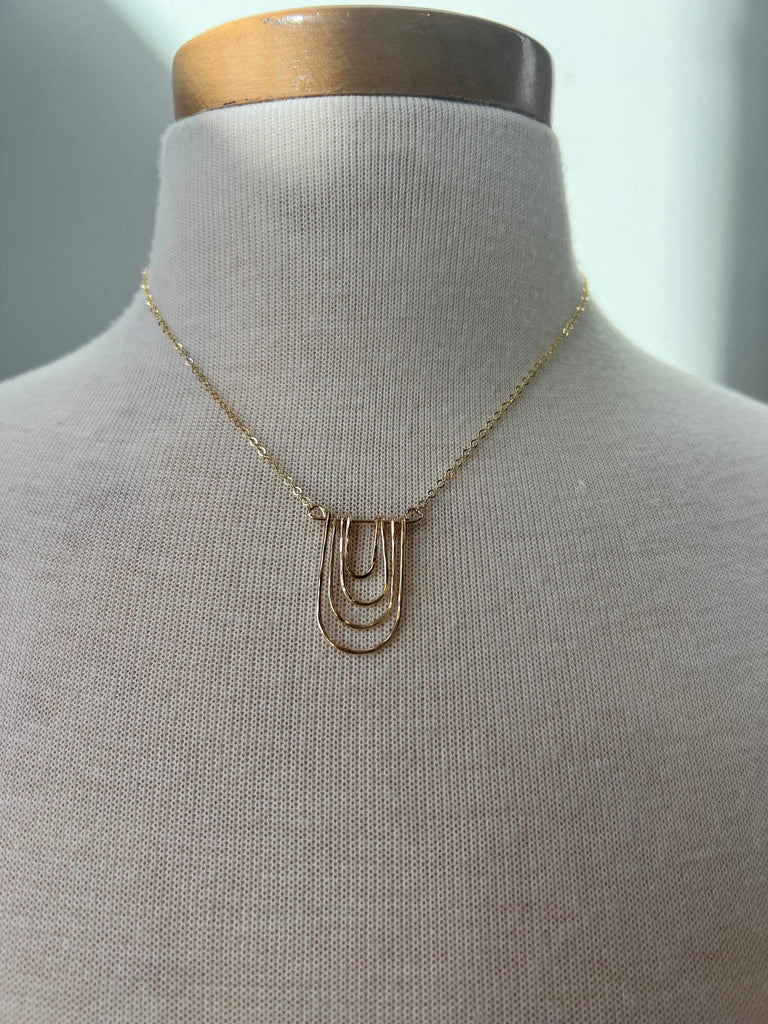 Modern Arc Necklace
