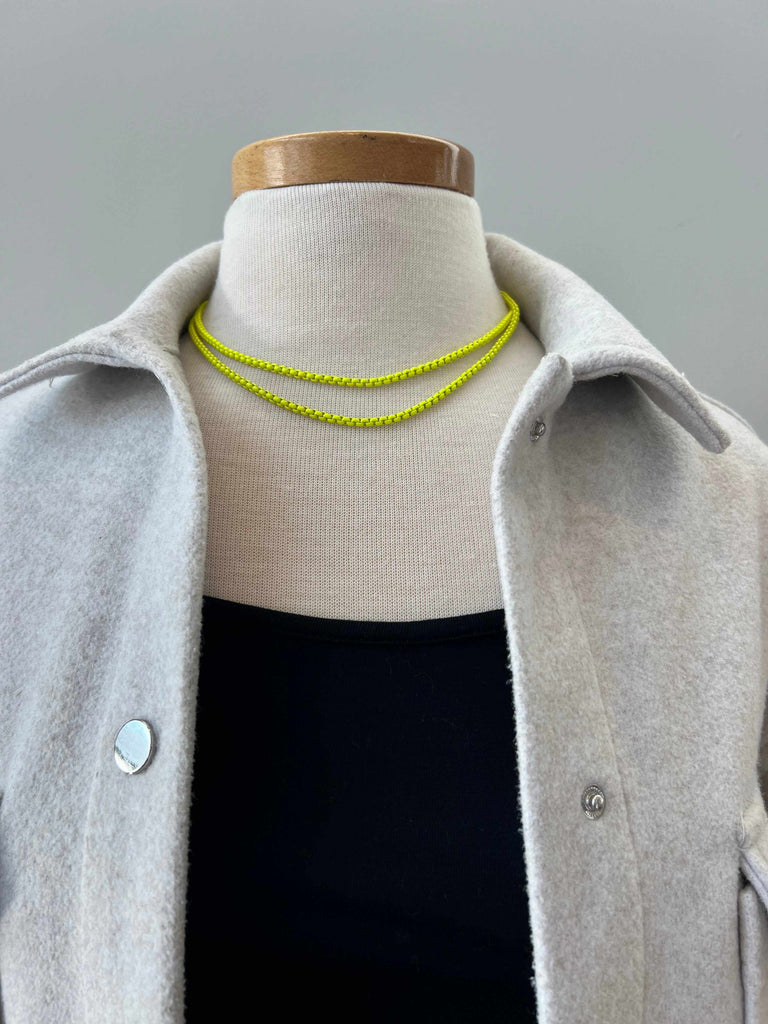 Neon Double Strand Necklace
