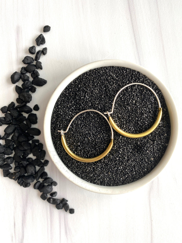 Little Tube hoop earrings