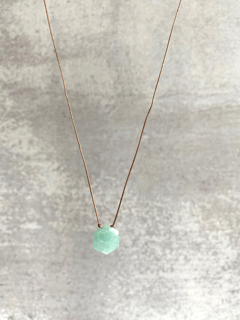 Sacred Geometry Gemstone Necklace