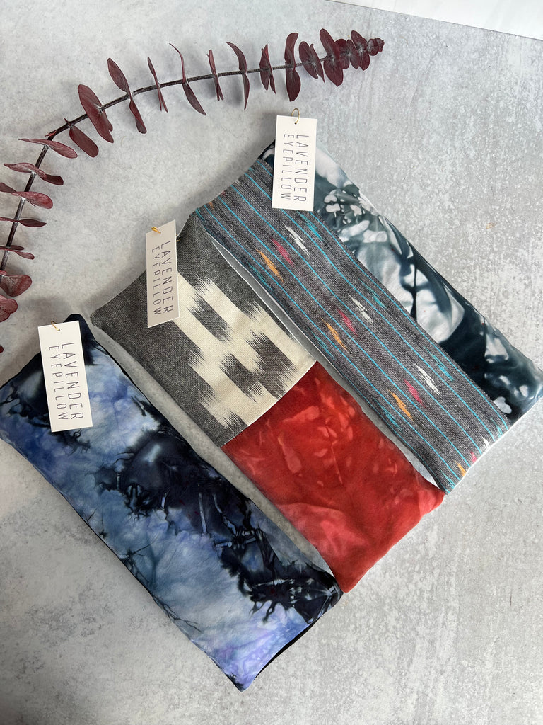 Handmade Lavender and Buckwheat Eye Pillows