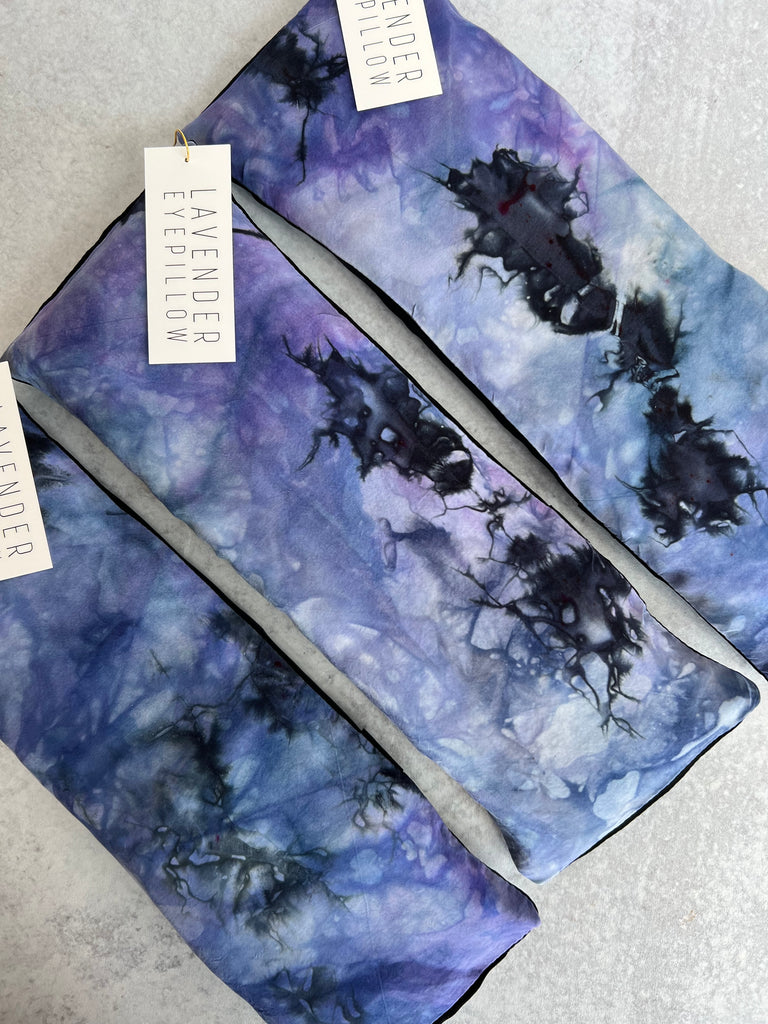Handmade Lavender Eye Pillow in Purple Haze Dark