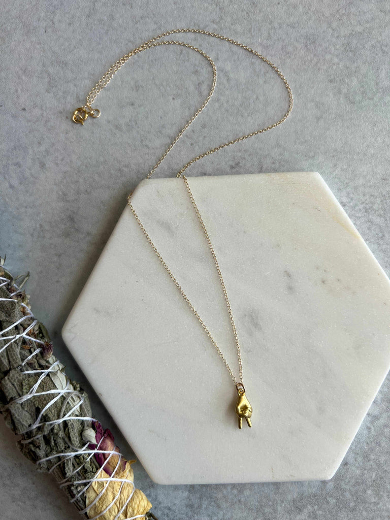Peace charm necklace discount