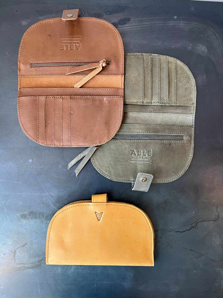 Able Marisol wallet in three colors