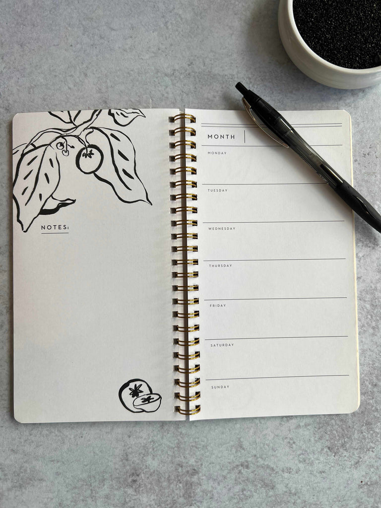 Weekly Planner Pad Inside