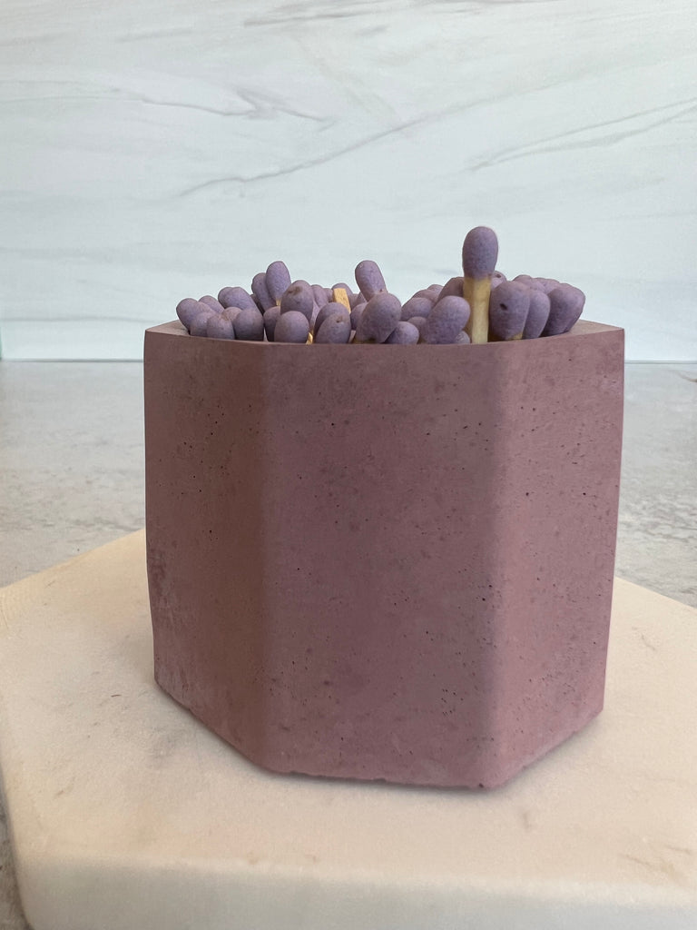 Match Stick Holder with Striker in acai