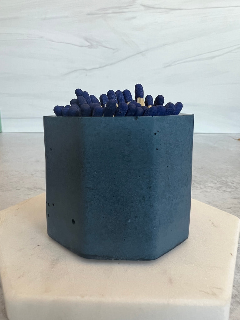 Match Stick Holder with Striker in navy