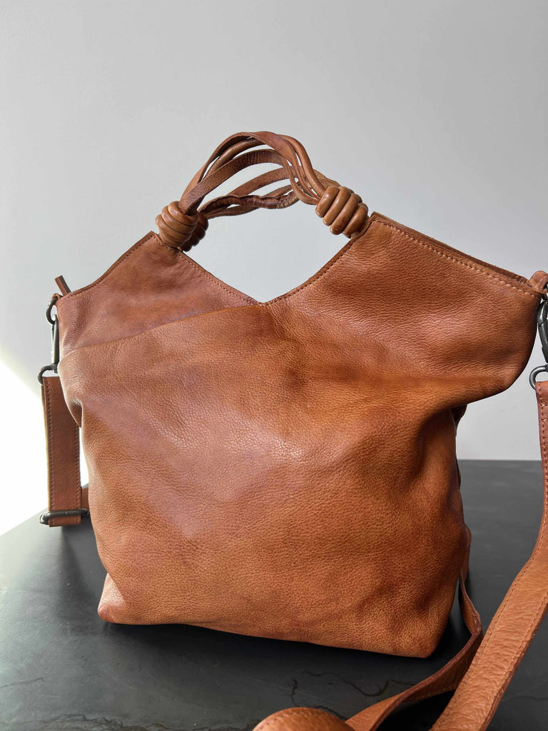 Latico leather Nash crossbody bag in cognac