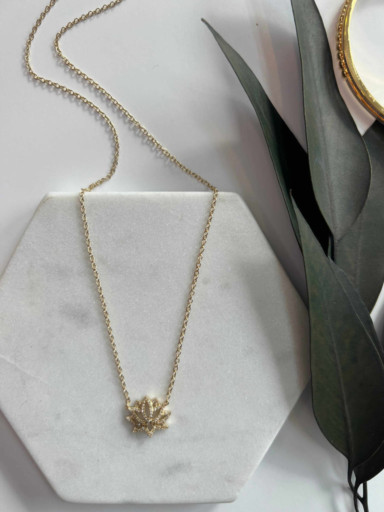 Blooming Lotus Diamond Necklace from Ella Stein