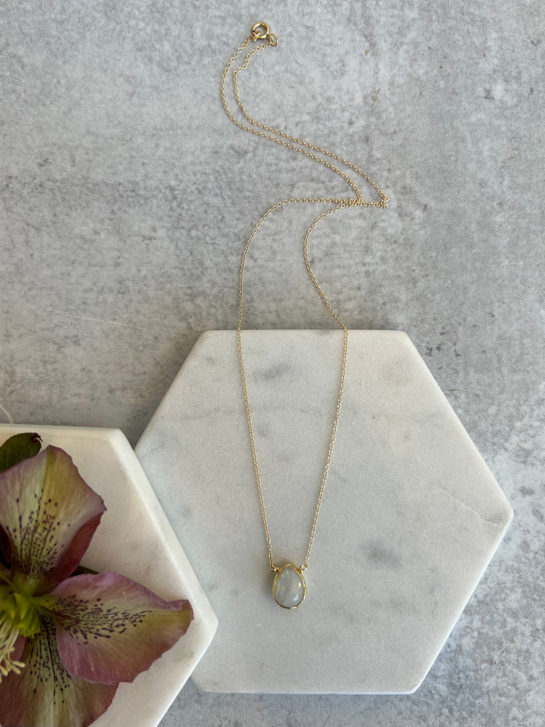 Gemstone Necklace ~ moonstone