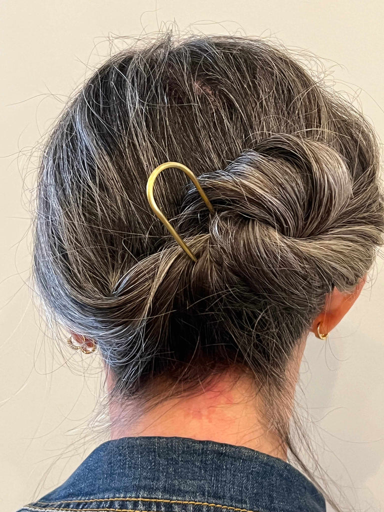 Simple Brass Hair Pin