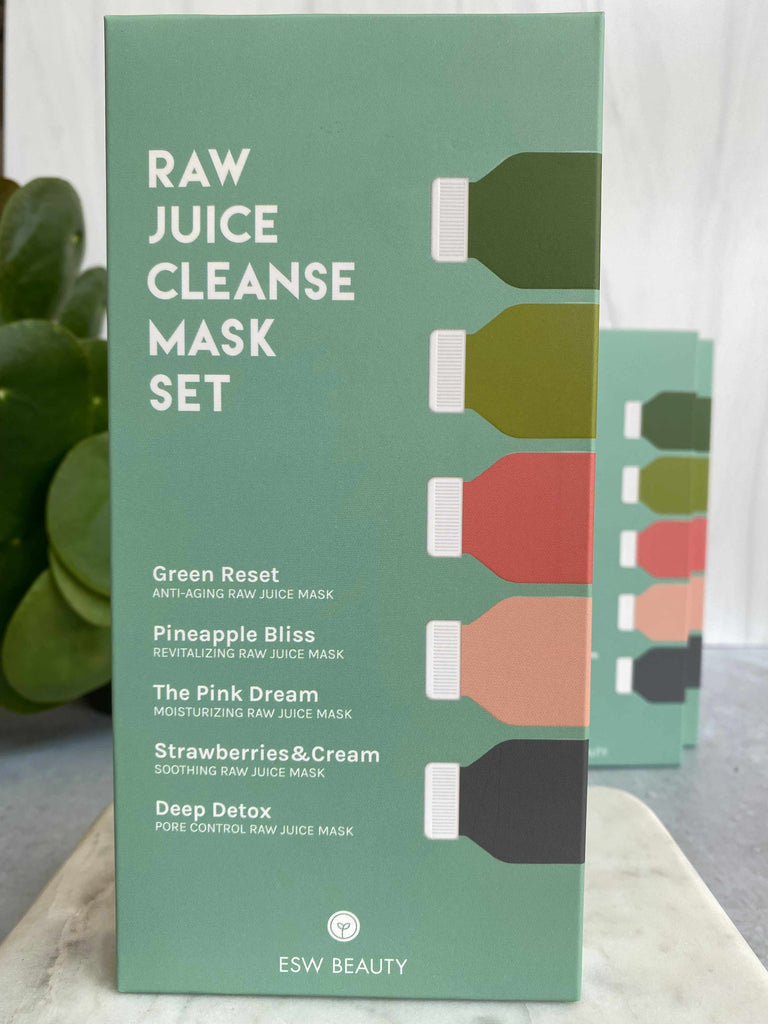 Raw Juice Cleanse Mask Set in Box