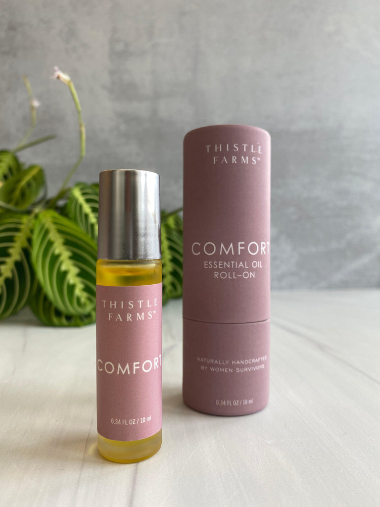 Handmade Healing Oil Roller for Comfort in clary sage, clove, and ylang-ylang