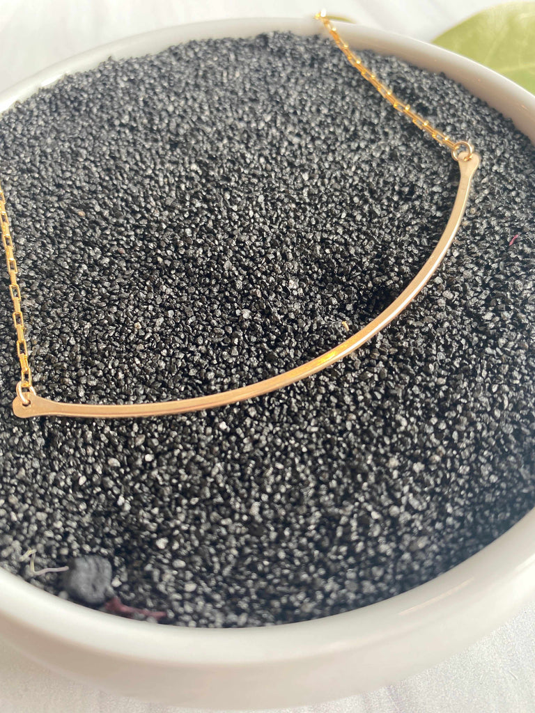 Simple 14k Gold Fill Horizon Necklace