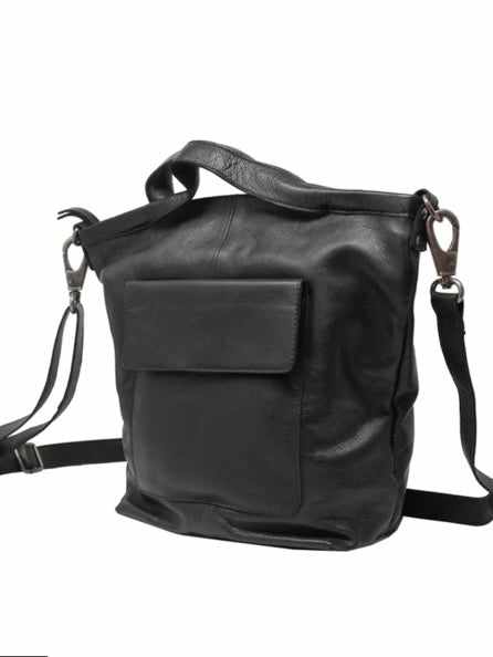 Latico leather Bianca tote and crossbody bag in black