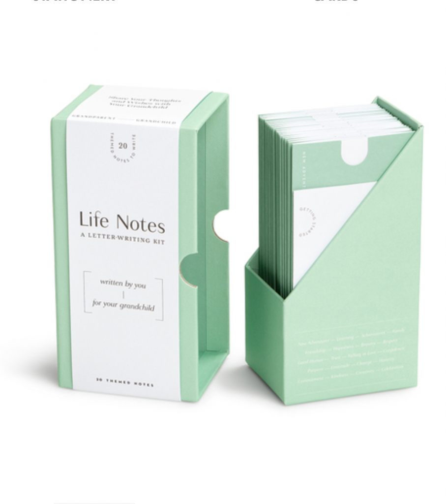 Life Notes letter-writing kit for grandparents