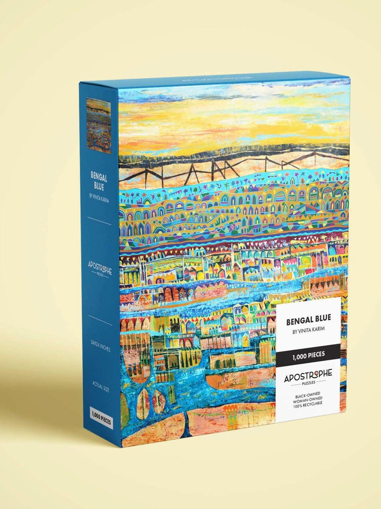 Bengal Blue Apostrophe 1000 piece art puzzle