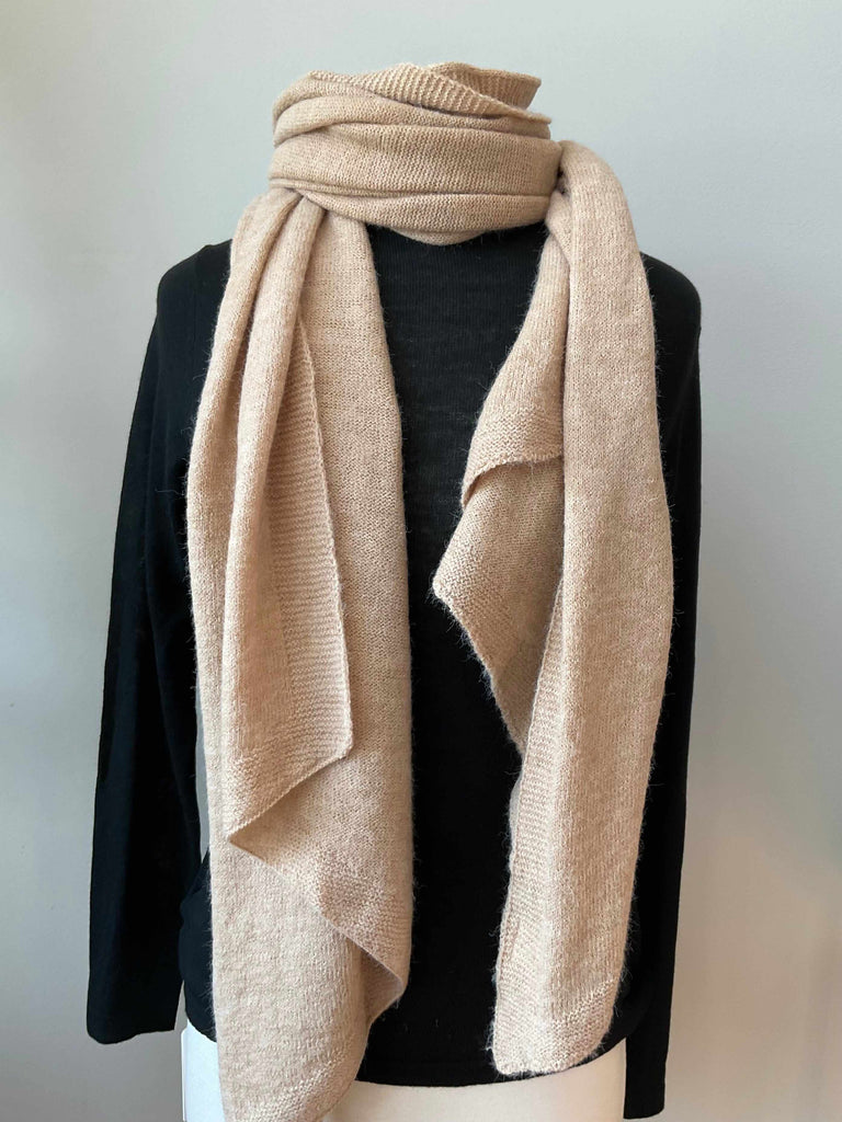 Theo Scarf in Nude on Mannequin