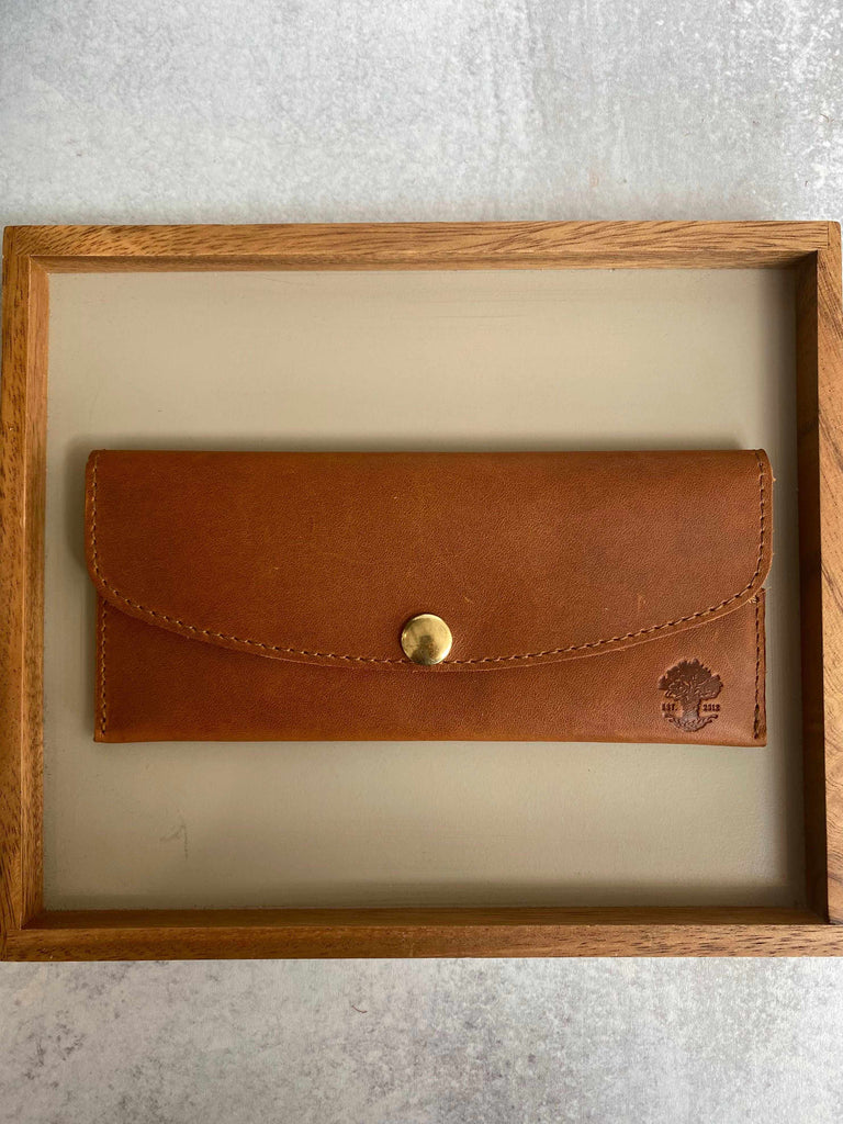 Waylon Leather Wallet in Indio