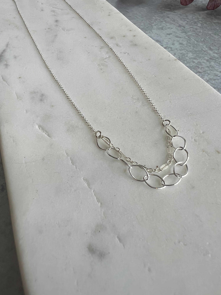 Handmade Sterling Silver Jovie Dainty Chain Necklace
