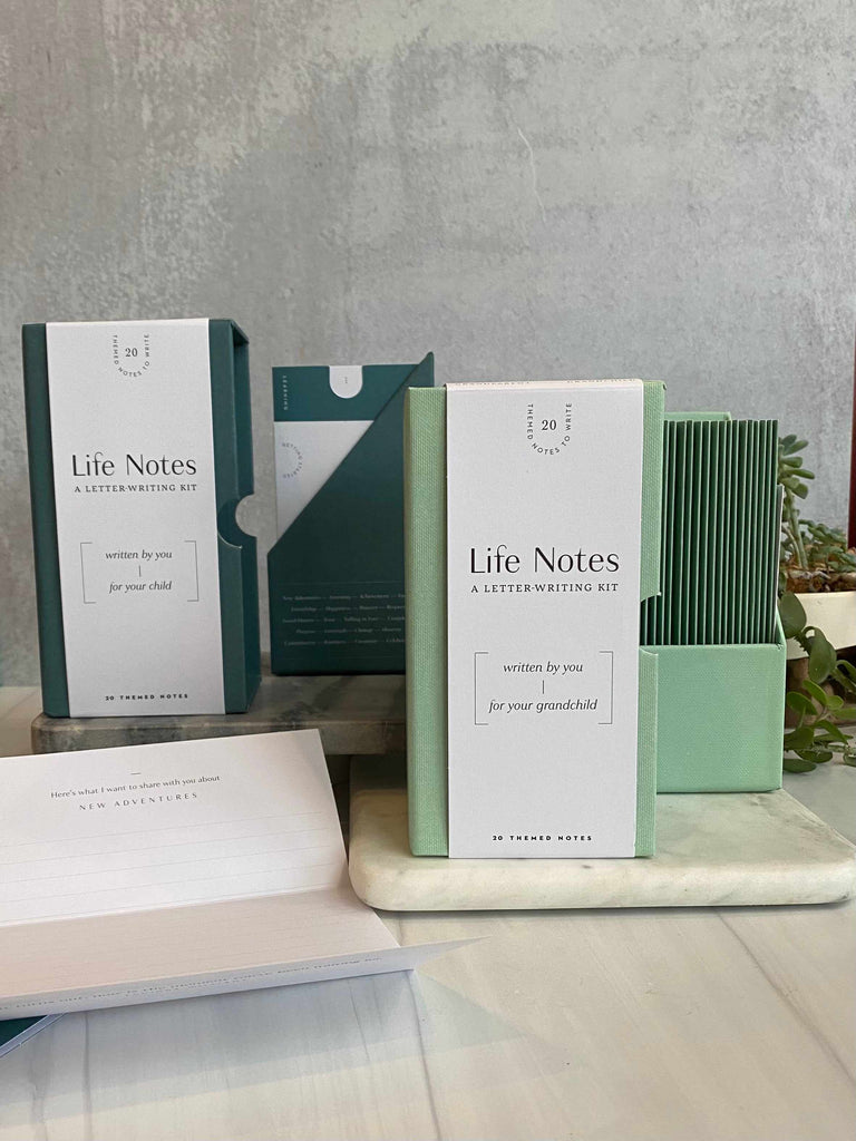 Life Notes letter-writing kid for parents and grandparents
