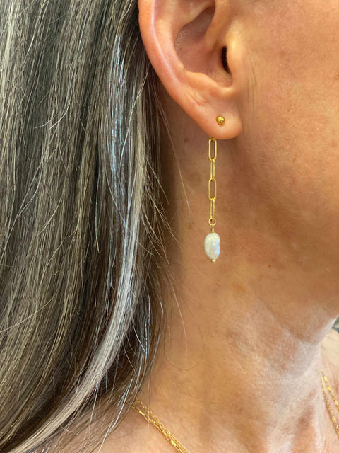 Sienna Gold Ear Jacket Earrings in Citrus Kyocera Opal | Kendra Scott