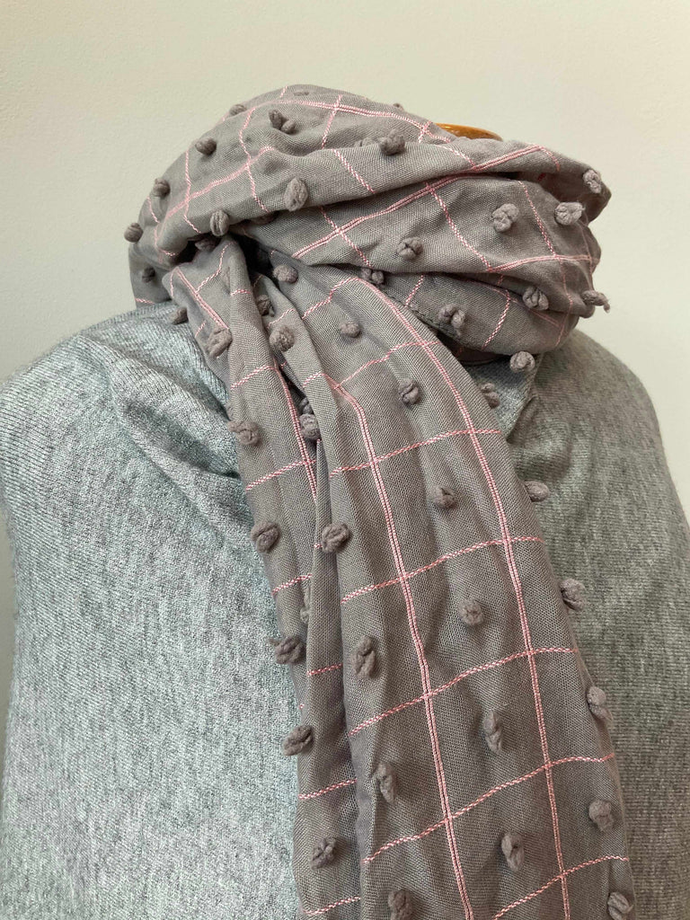 Knotted Squares Fall Scarf