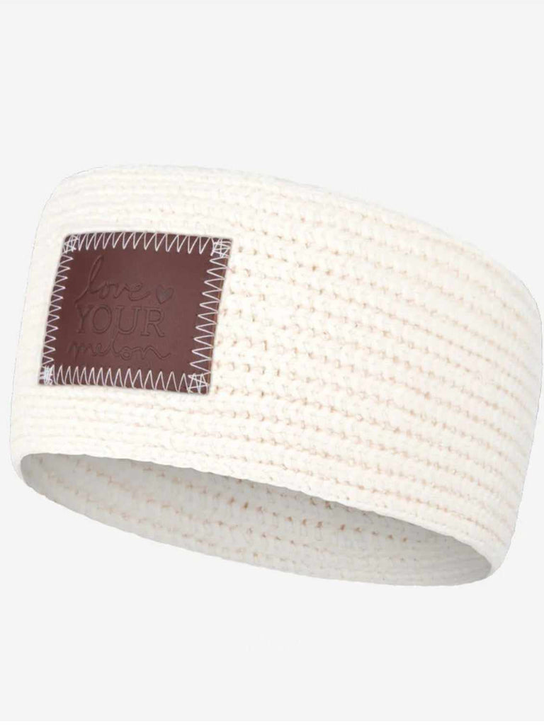 Love Your Melon Headband in white speckle